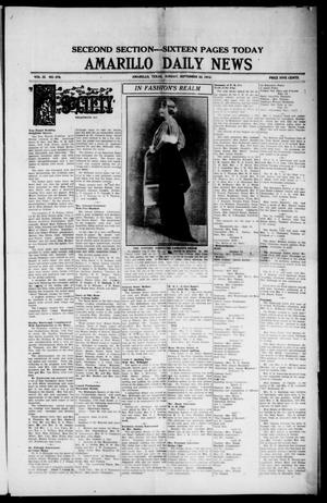 Primary view of object titled 'Amarillo Daily News (Amarillo, Tex.), Vol. 3, No. 278, Ed. 1 Sunday, September 22, 1912'.