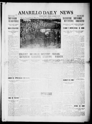 Primary view of object titled 'Amarillo Daily News (Amarillo, Tex.), Vol. 4, No. 282, Ed. 1 Saturday, September 27, 1913'.