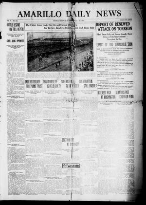 Primary view of object titled 'Amarillo Daily News (Amarillo, Tex.), Vol. 4, No. 129, Ed. 1 Friday, March 27, 1914'.