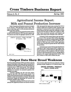 Primary view of object titled 'Cross Timbers Business Report, Volume 5, Number 3, Spring 1991'.