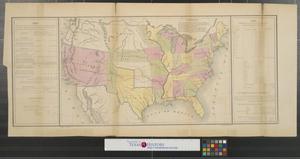 Primary view of object titled '[Map of the United States]'.