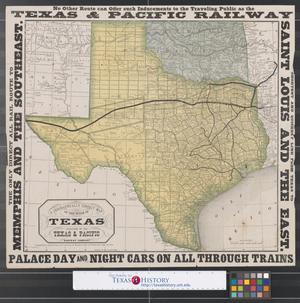 Primary view of object titled 'A geographically correct map of the State of Texas.'.