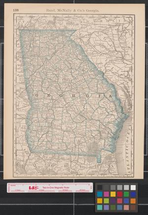 Primary view of object titled 'Rand McNally & Co.'s Georgia.'.