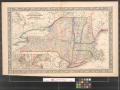 Map: County map of the states of New York, New Hampshire, Vermont, Massach…