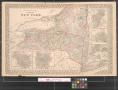 Thumbnail image of item number 1 in: 'County map of the State of New York.'.