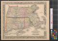 Thumbnail image of item number 1 in: 'County map of Massachusetts, Connecticut and Rhode Island.'.