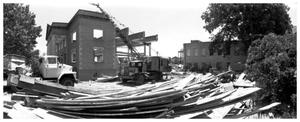 Primary view of [The Demolition of the First Baptist Church, 5 of 11:   Looking Northeast.]