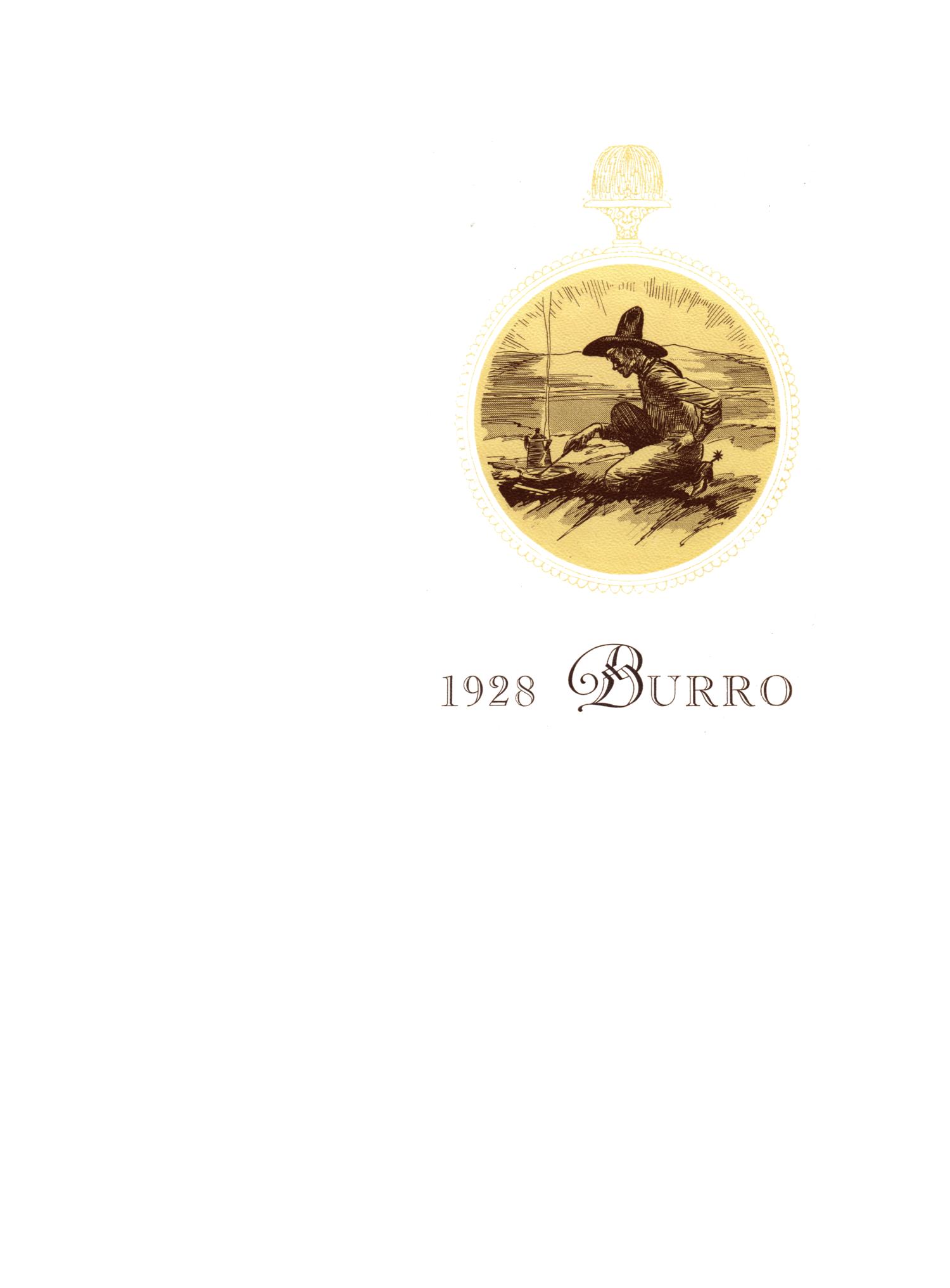 The Burro, Yearbook of Mineral Wells High School, 1928
                                                
                                                    3
                                                