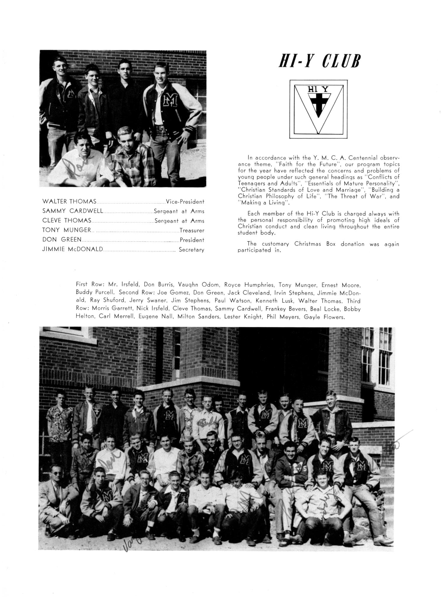 The Burro, Yearbook of Mineral Wells High School, 1953
                                                
                                                    76
                                                