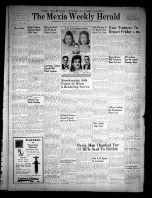 Primary view of object titled 'The Mexia Weekly Herald (Mexia, Tex.), Vol. 43, No. 9, Ed. 1 Friday, March 14, 1941'.