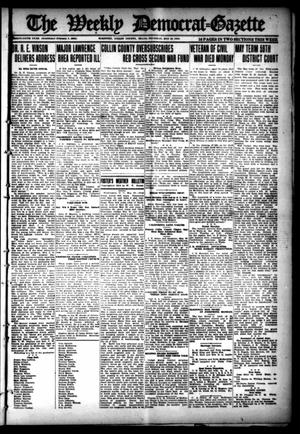 Primary view of object titled 'The Weekly Democrat-Gazette (McKinney, Tex.), Vol. 35, Ed. 1 Thursday, May 23, 1918'.