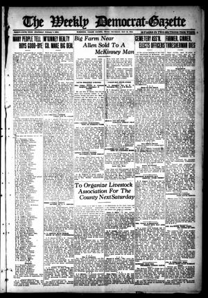 Primary view of object titled 'The Weekly Democrat-Gazette (McKinney, Tex.), Vol. 35, Ed. 1 Thursday, May 30, 1918'.