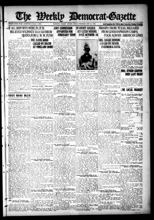 Primary view of object titled 'The Weekly Democrat-Gazette (McKinney, Tex.), Vol. 35, Ed. 1 Thursday, November 21, 1918'.