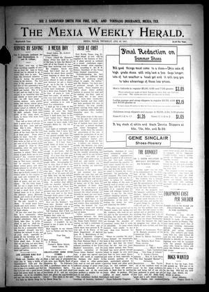 Primary view of object titled 'The Mexia Weekly Herald (Mexia, Tex.), Vol. 18, Ed. 1 Thursday, August 23, 1917'.