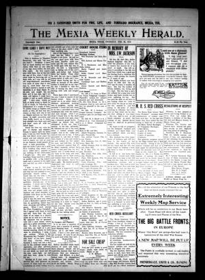 Primary view of object titled 'The Mexia Weekly Herald (Mexia, Tex.), Vol. 19, Ed. 1 Thursday, February 28, 1918'.