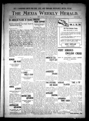 Primary view of object titled 'The Mexia Weekly Herald (Mexia, Tex.), Vol. 19, Ed. 1 Thursday, May 9, 1918'.