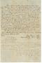 Primary view of [Deed of slave Lucy to Emily Grimes]