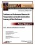 Report: Conference on Performance Measures for Transportation and Livable Com…