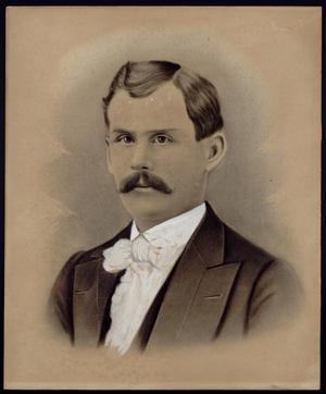 Primary view of object titled '[Wedding picture of Eugene Bibb Wallace]'.