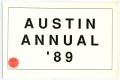 Thumbnail image of item number 1 in: '[Postcard: Austin Annual, 1989]'.