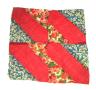 Primary view of [Red-and-Blue Flowered Quilt Block]