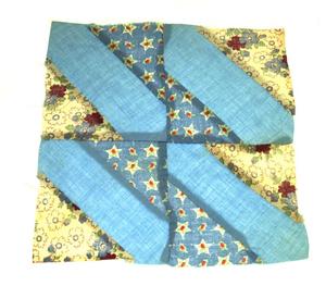 Primary view of object titled '[Light Blue Quilt Block]'.