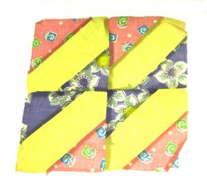 Primary view of object titled '[Yellow Quilt Block]'.