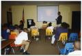 Primary view of [Artist Joe Lewis at Boys and Girls Club Giving Presentation]