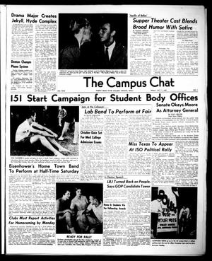 Primary view of object titled 'The Campus Chat (Denton, Tex.), Vol. 44, No. 7, Ed. 1 Friday, October 7, 1960'.