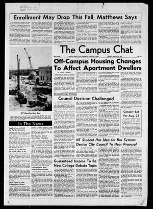 Primary view of object titled 'The Campus Chat (Denton, Tex.), Vol. 50, No. 65, Ed. 1 Friday, August 4, 1967'.