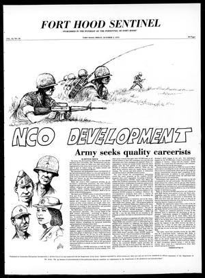 Primary view of object titled 'The Fort Hood Sentinel (Temple, Tex.), Vol. 33, No. 30, Ed. 1 Friday, October 4, 1974'.