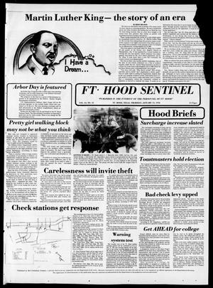 Primary view of object titled 'The Fort Hood Sentinel (Temple, Tex.), Vol. 34, No. 44, Ed. 1 Thursday, January 15, 1976'.