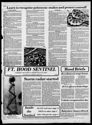 Primary view of The Fort Hood Sentinel (Temple, Tex.), Vol. 35, No. 5, Ed. 1 Thursday, April 8, 1976