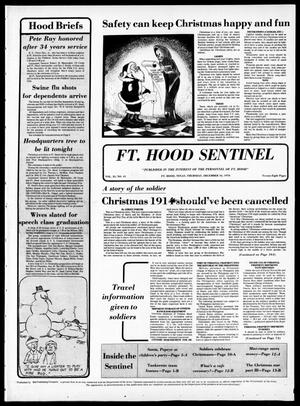 Primary view of The Fort Hood Sentinel (Temple, Tex.), Vol. 35, No. 41, Ed. 1 Thursday, December 16, 1976