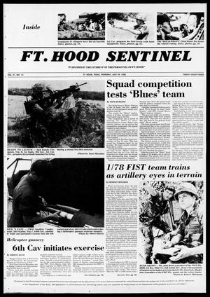 Primary view of The Fort Hood Sentinel (Temple, Tex.), Vol. 41, No. 13, Ed. 1 Thursday, July 29, 1982