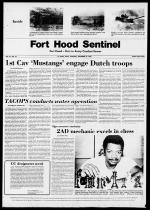 Primary view of The Fort Hood Sentinel (Temple, Tex.), Vol. 41, No. 22, Ed. 1 Thursday, September 30, 1982