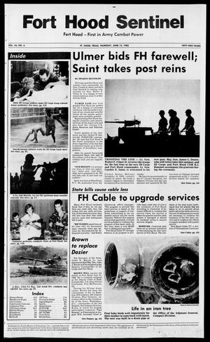Primary view of object titled 'The Fort Hood Sentinel (Temple, Tex.), Vol. 44, No. 6, Ed. 1 Thursday, June 13, 1985'.