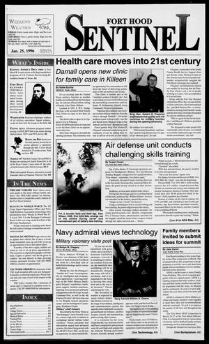 Primary view of object titled 'The Fort Hood Sentinel (Temple, Tex.), Vol. 54, No. 70, Ed. 1 Thursday, January 25, 1996'.