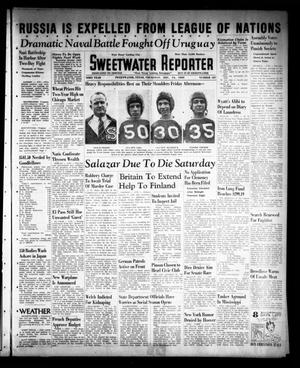 Primary view of object titled 'Sweetwater Reporter (Sweetwater, Tex.), Vol. 43, No. 187, Ed. 1 Thursday, December 14, 1939'.