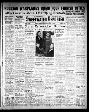 Primary view of object titled 'Sweetwater Reporter (Sweetwater, Tex.), Vol. 43, No. 193, Ed. 1 Thursday, December 21, 1939'.