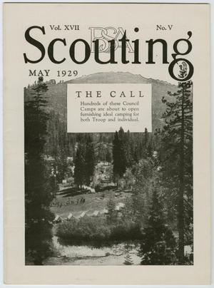 Primary view of object titled 'Scouting, Volume 17, Number 5, May 1929'.