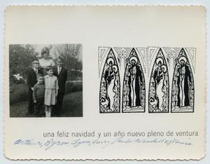 Primary view of [Tarver Family Christmas Card, 1966]