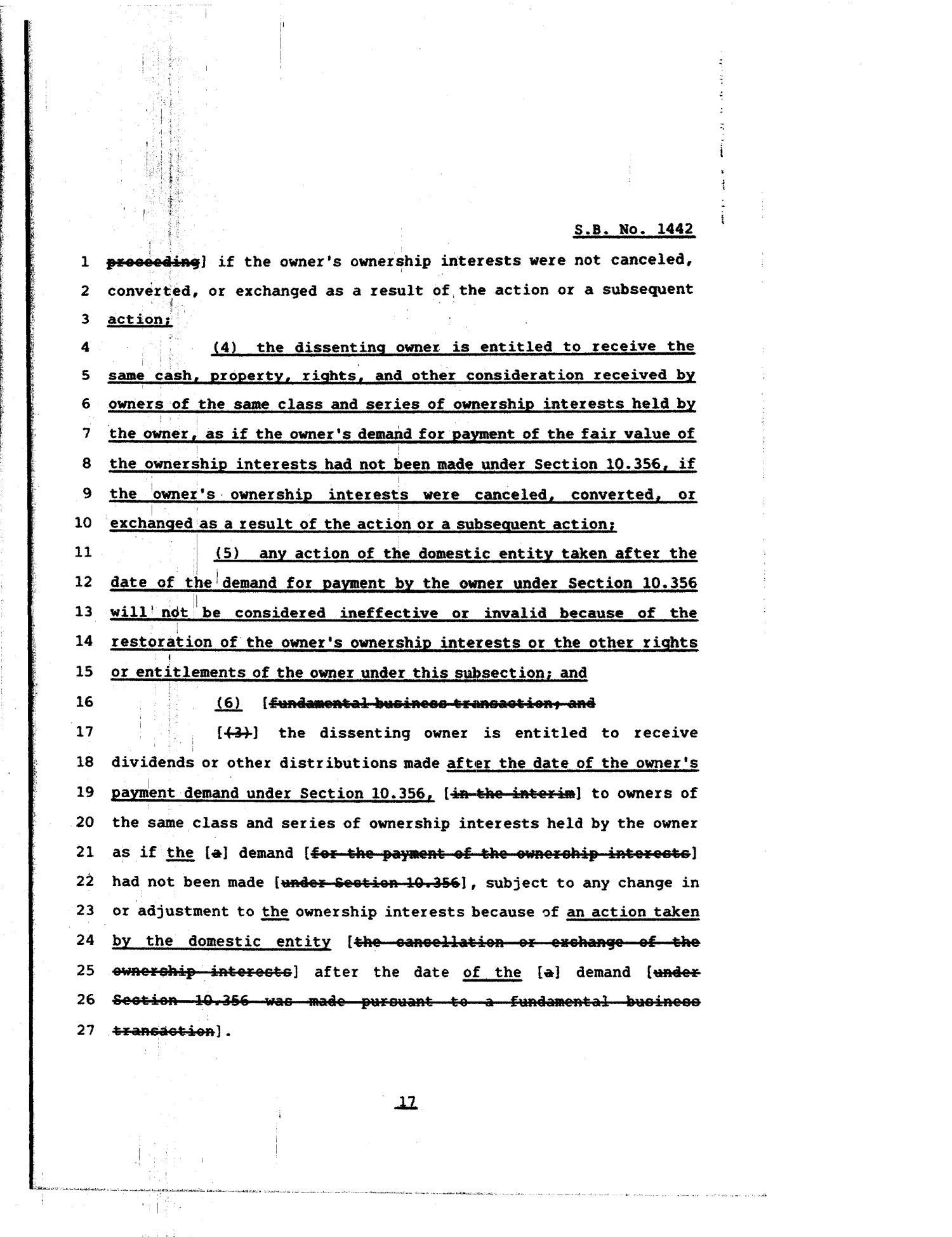 81st Texas Legislature, Regular Session, Senate Bill 1442, Chapter 84
                                                
                                                    [Sequence #]: 17 of 64
                                                