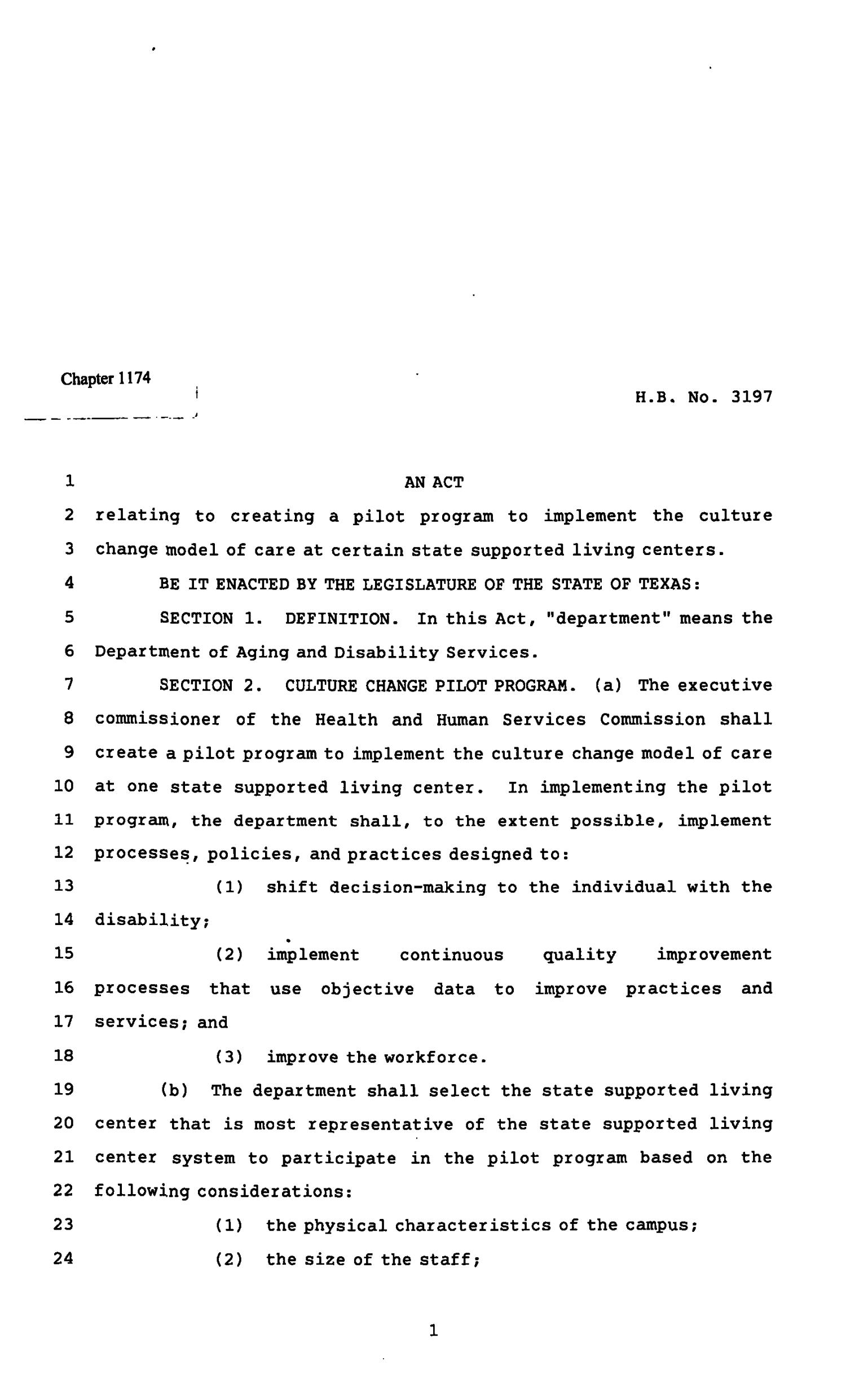 82nd Texas Legislature, Regular Session, House Bill 3197, Chapter 1174
                                                
                                                    [Sequence #]: 1 of 6
                                                