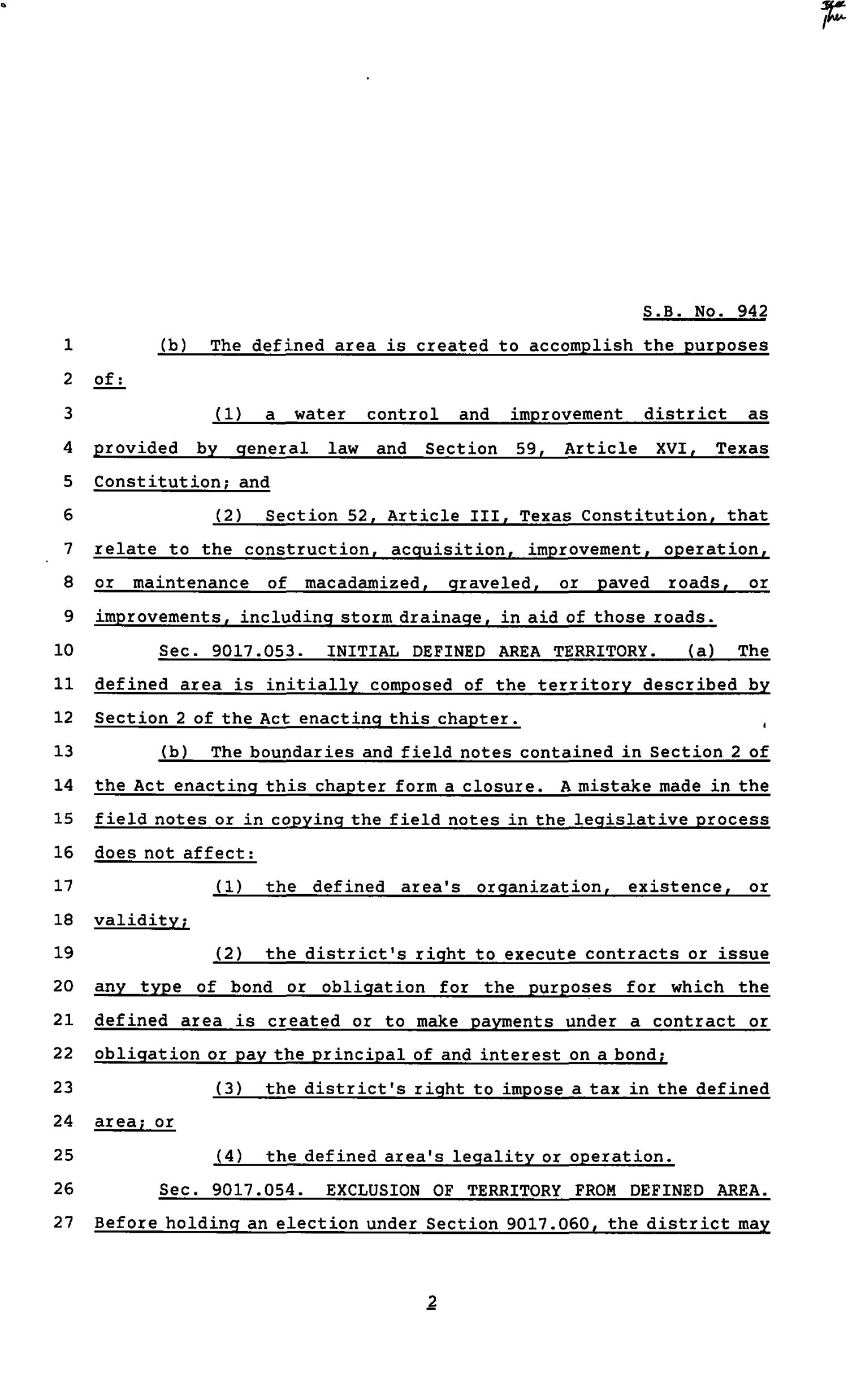 82nd Texas Legislature, Regular Session, Senate Bill 942, Chapter 1261
                                                
                                                    [Sequence #]: 2 of 11
                                                