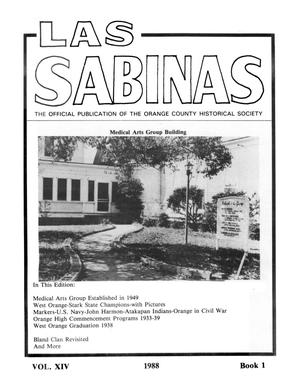 Primary view of object titled 'Las Sabinas, Volume 14, Number 1, January 1988'.