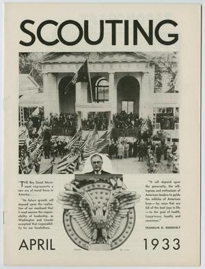 Primary view of object titled 'Scouting, Volume 21, Number 4, April 1933'.