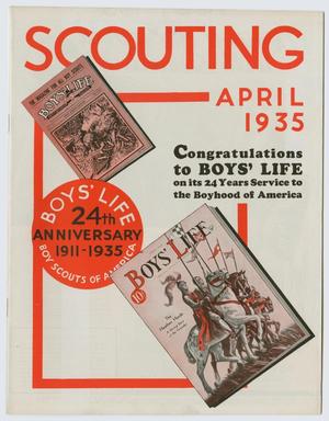 Primary view of object titled 'Scouting, Volume 23, Number 4, April 1935'.