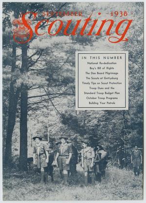 Primary view of object titled 'Scouting, Volume 26, Number 8, September 1938'.