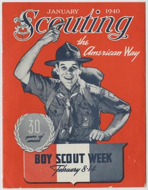 Primary view of object titled 'Scouting, Volume 28, Number 1, January 1940'.